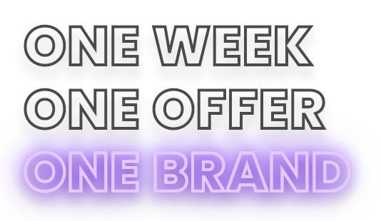 One Day. One Offer. One Brand