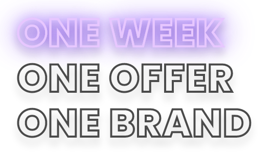One Day. One Offer. One Brand