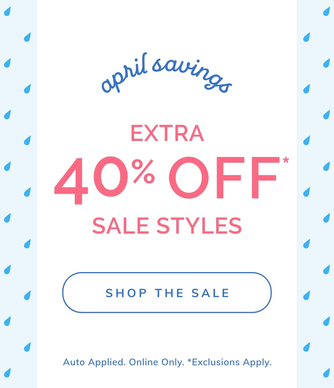 APRIL SAVINGS