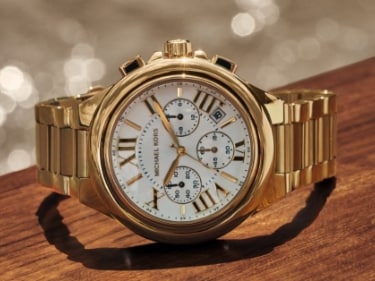 New golden watch styles from Michael Kors