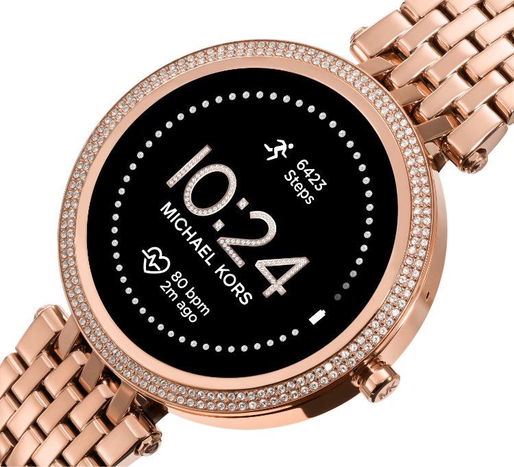 Rose gold-tone Michael Kors Gen 5E Access Smartwatch.