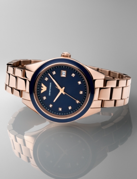 Female model with watch.