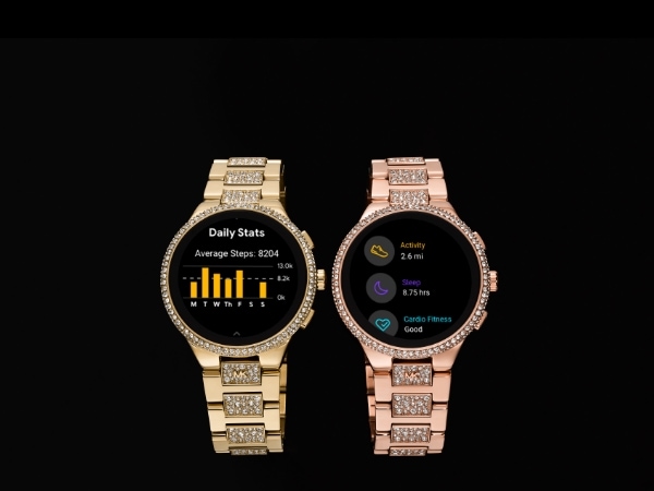 Two Michael Kors Camille Smartwatches