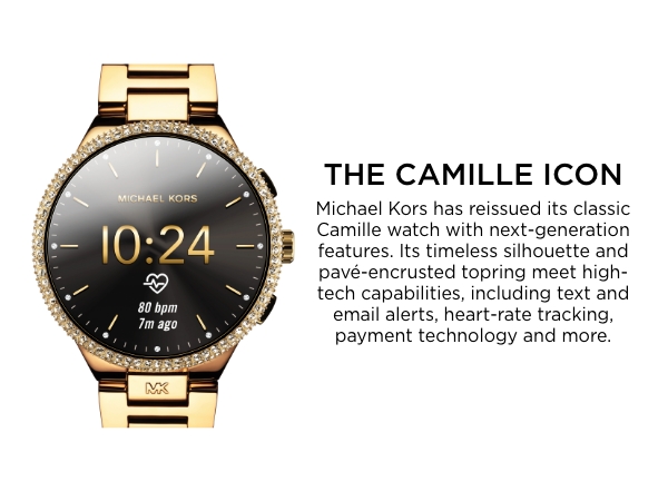 Michael Kors Gen 6 Camille Gold Tone Stainless Steel Smartwatch
