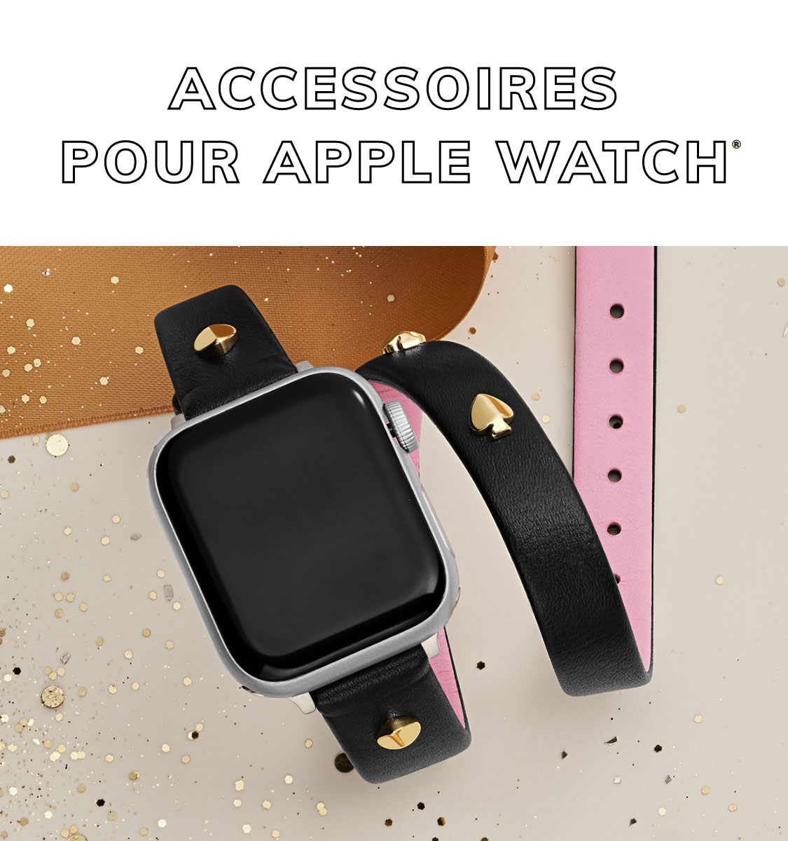 Kate Spade New York double-wrap leather band