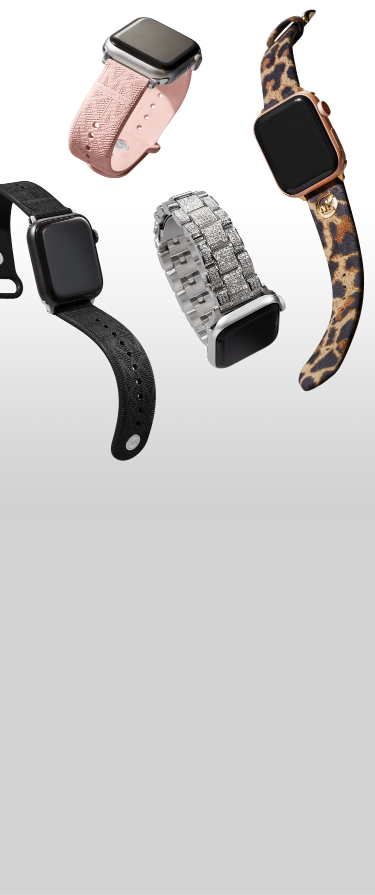 Arrière-plan avec bracelet pour Apple WatchMD Michael Kors