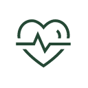 Heart rate and activity tracking icon
