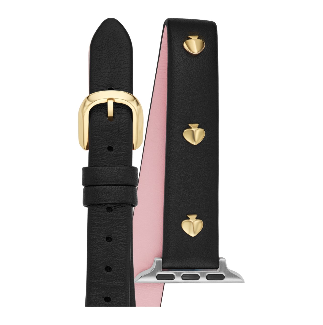 Kate Spade New York Black Double-Wrap Leather 38/40mm Band for Apple Watch®  - KSS0110 - Watch Station