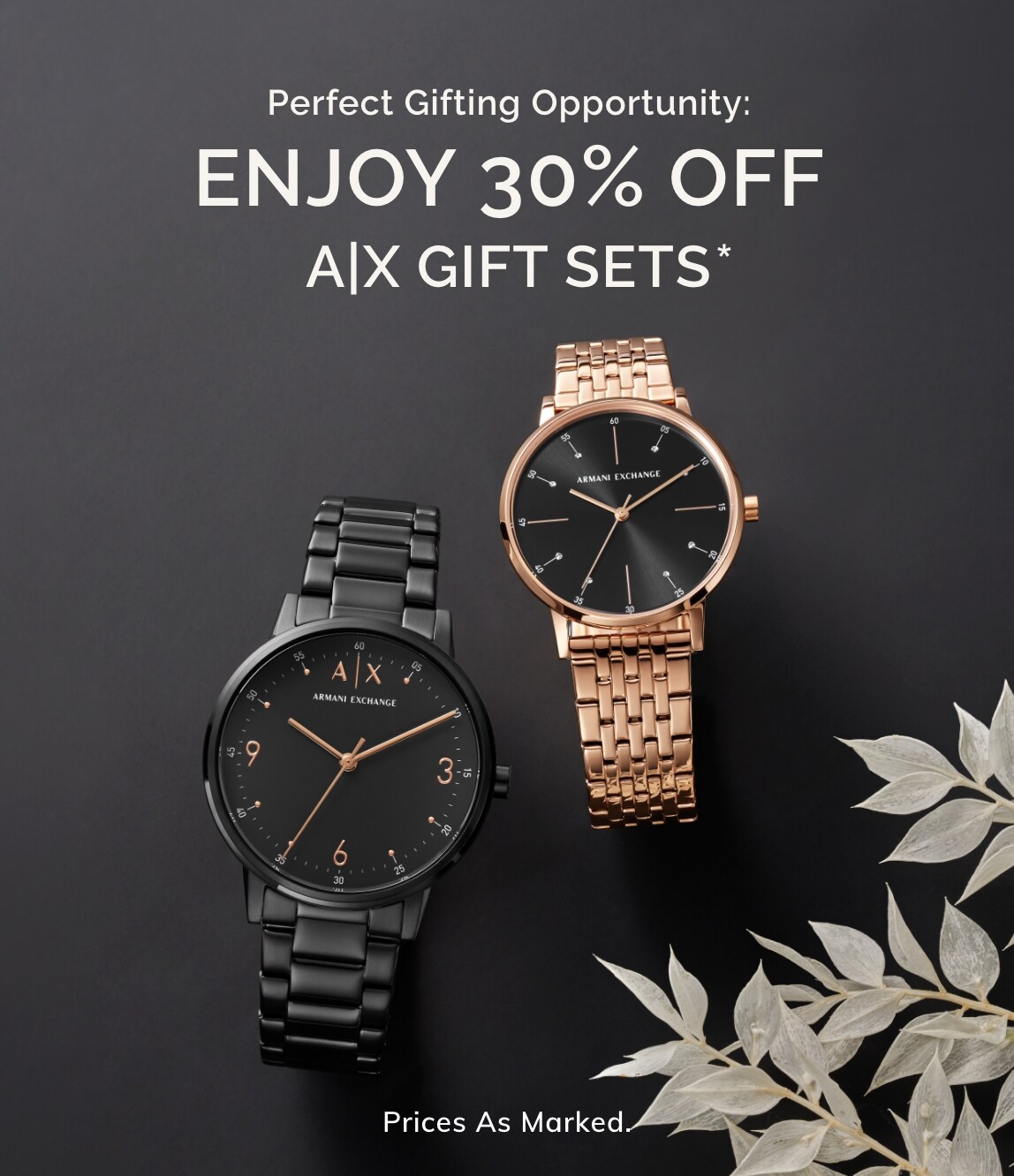 Enjoy 30% Off A|X Gift Sets