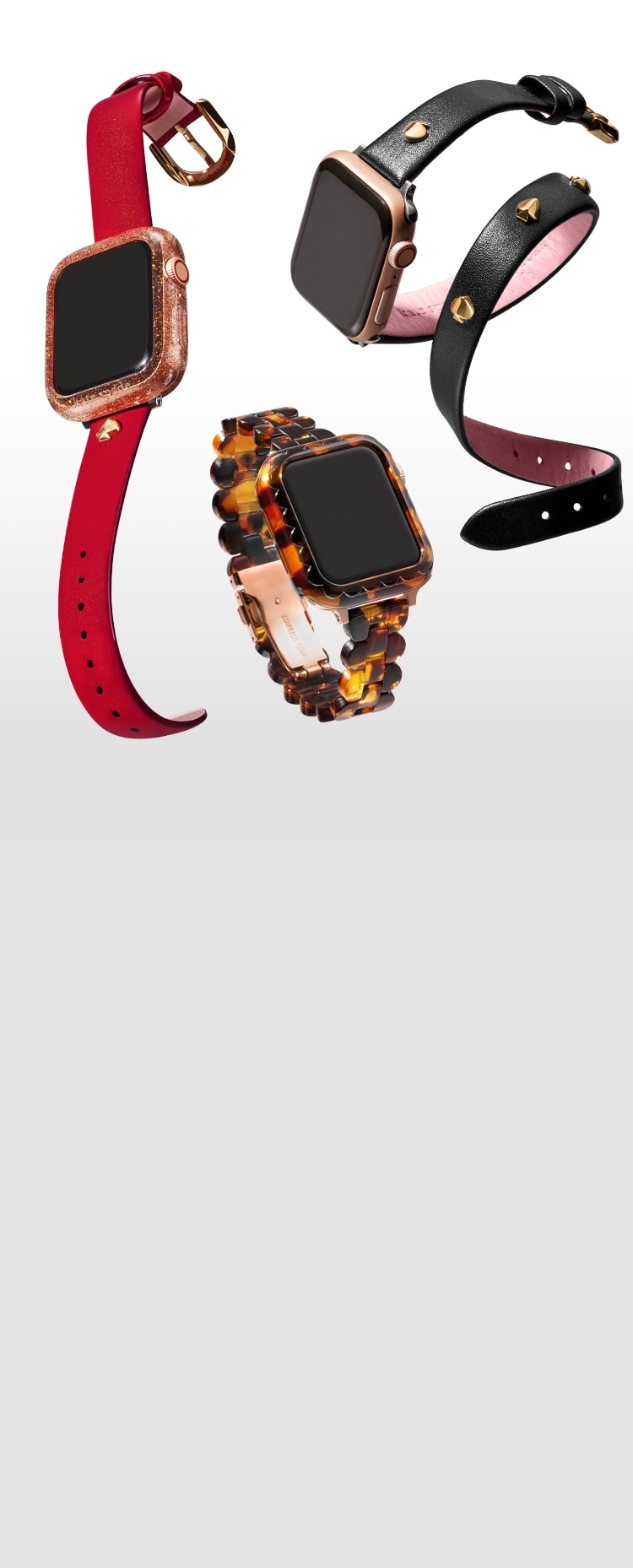 Arrière-plan avec bracelet pour Apple WatchMD kate spade new york