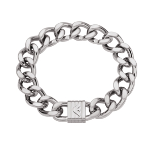 Stainless steel men's bracelet.