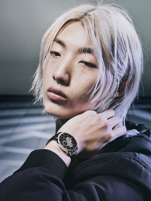 Man wearing new Cayde watch by Armani Exchange at Watch Station