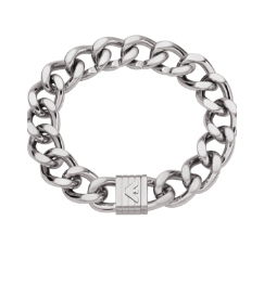 Stainless steel men's bracelet.
