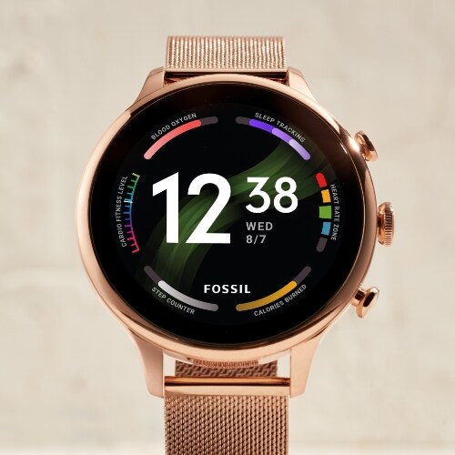 Fossil Gen 6 Smartwatch in Rose Gold
