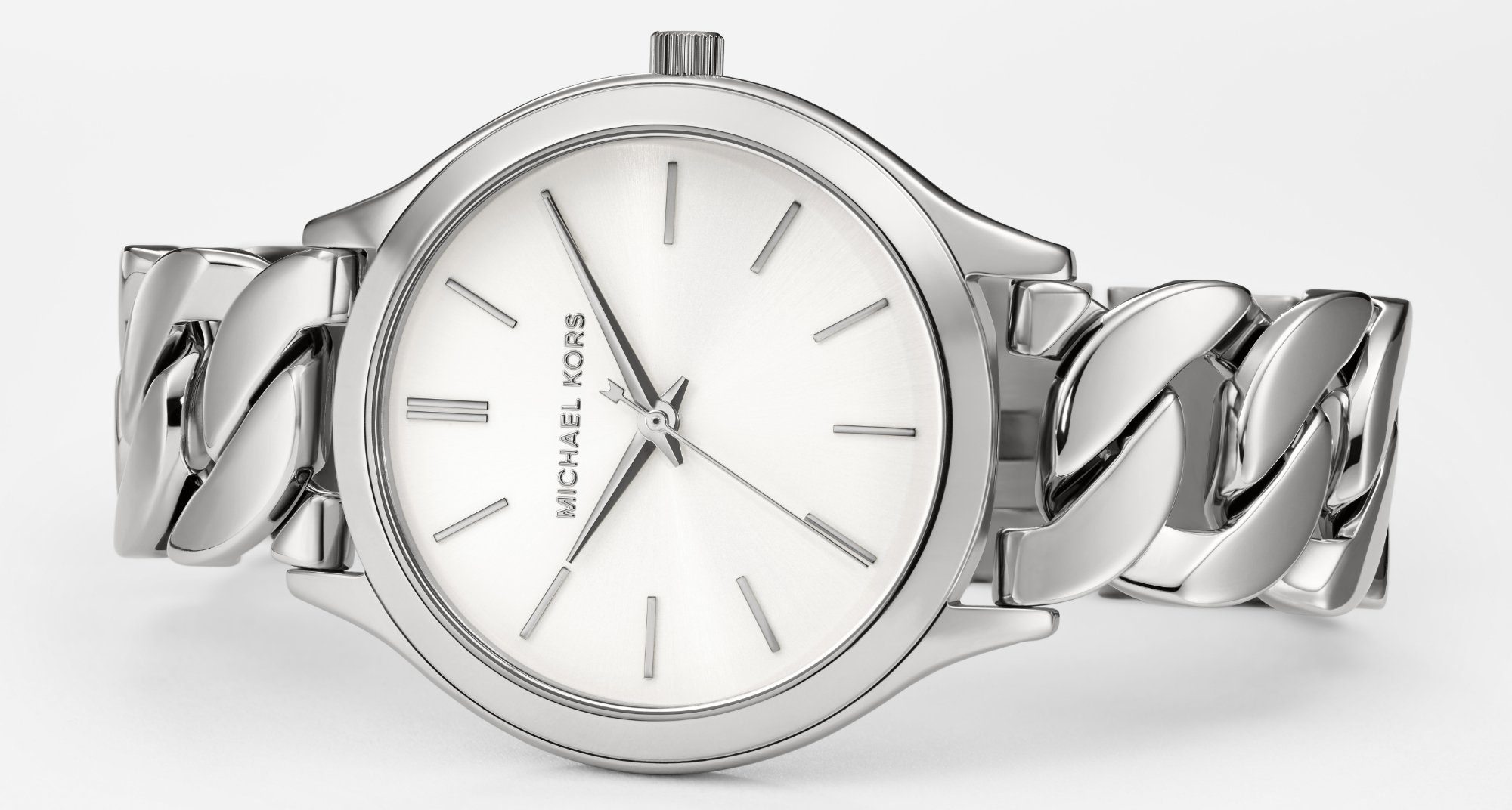 Michael Kors Rylee Two-Hand Stainless Steel Watch Ring