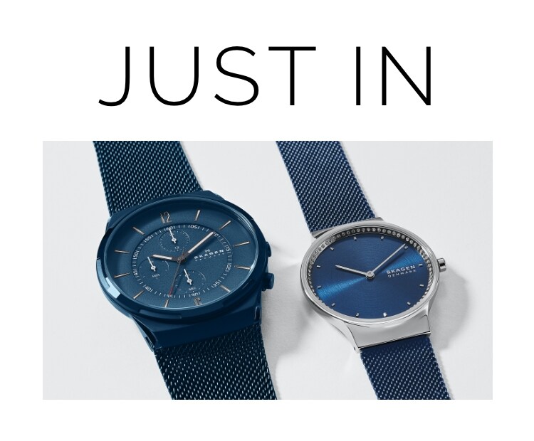 JUST IN: two blue Skagen watches