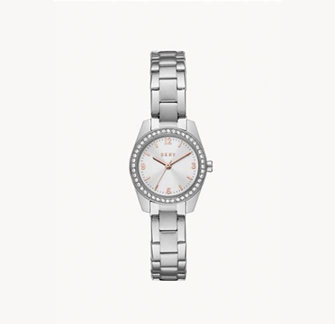 Rose gold-tone DKNY watch