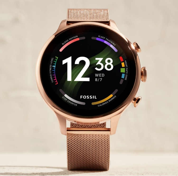 New: Fossil Gen 6 Smartwatches in rose gold