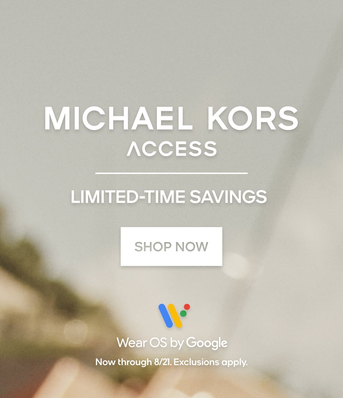 Michael Kors Access Limited Time Savings